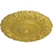 Ekena Millwork Marseille Ceiling Medallion (Fits Canopies up to 7 3/8"), Hand-Painted Rich Gold, 21"OD x 2"P CM21MARGS - alternate 4